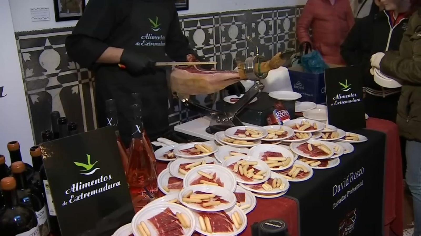 Feria agroalimentaria en una imagen de archivo