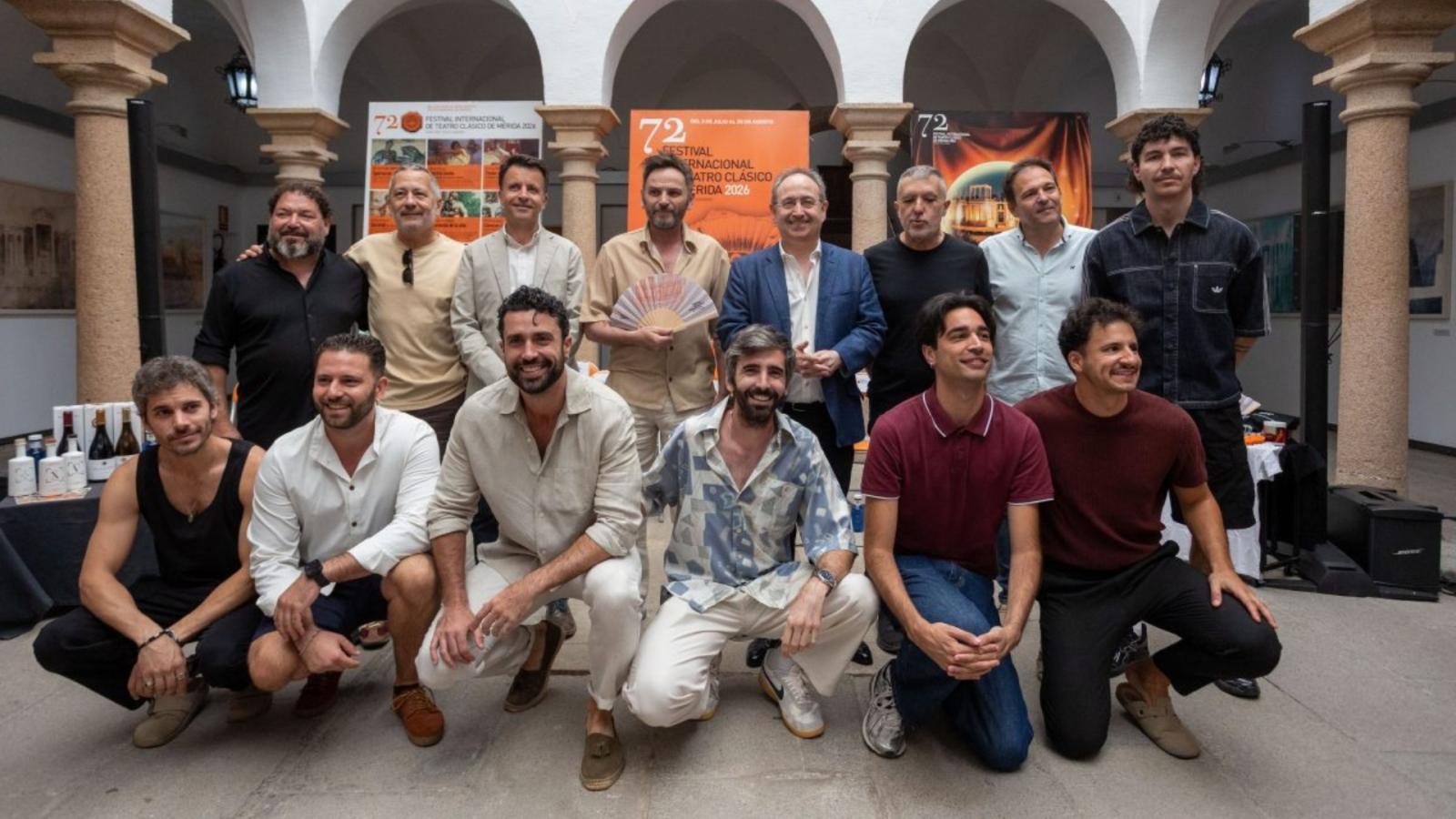 Presentación de Cómicos de Roma, el sexto estreno del Festival de Mérida, protagonizado por Fernando Tejero