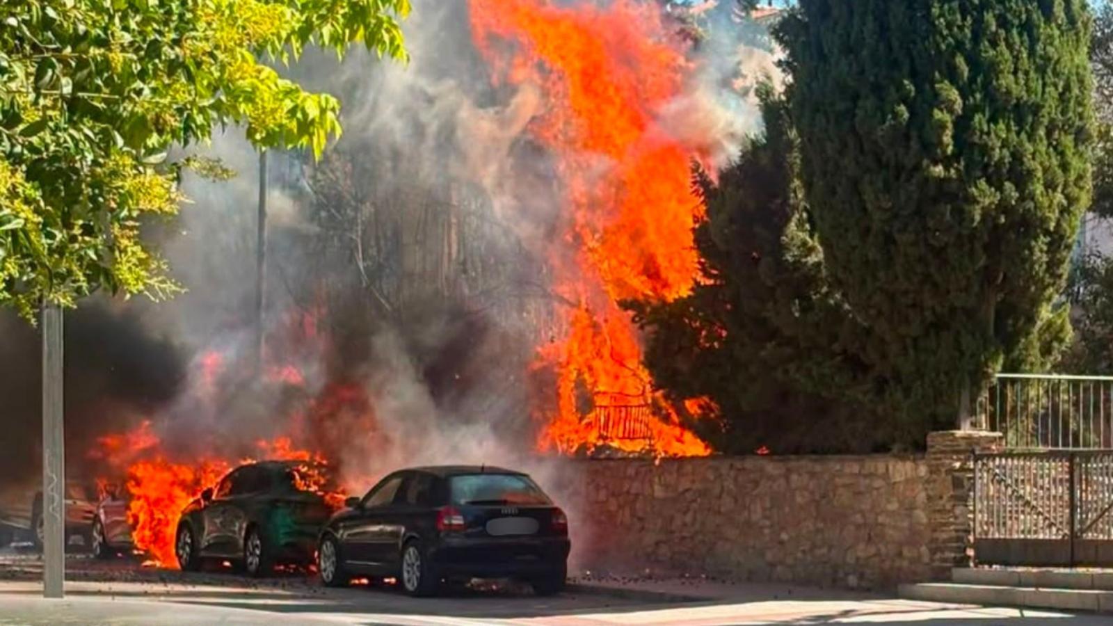 Incendio en Llerena