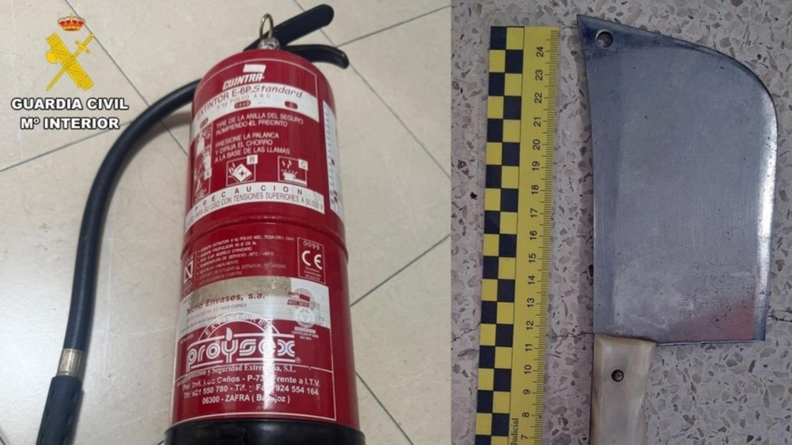 Pruebas recabadas en la investigación de varios robos en Fuente de Cantos y Llerena