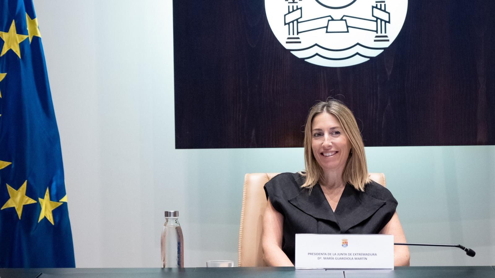 María Guardiola, presidenta de la Junta de Extremadura