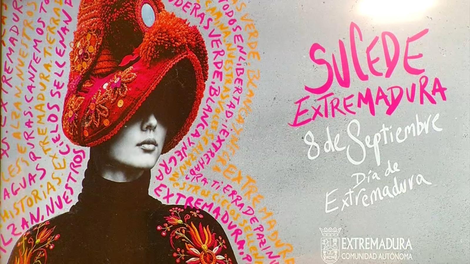 Cartel diseñado por la Junta para celebrar el 'Día de Extremadura' de 2026
