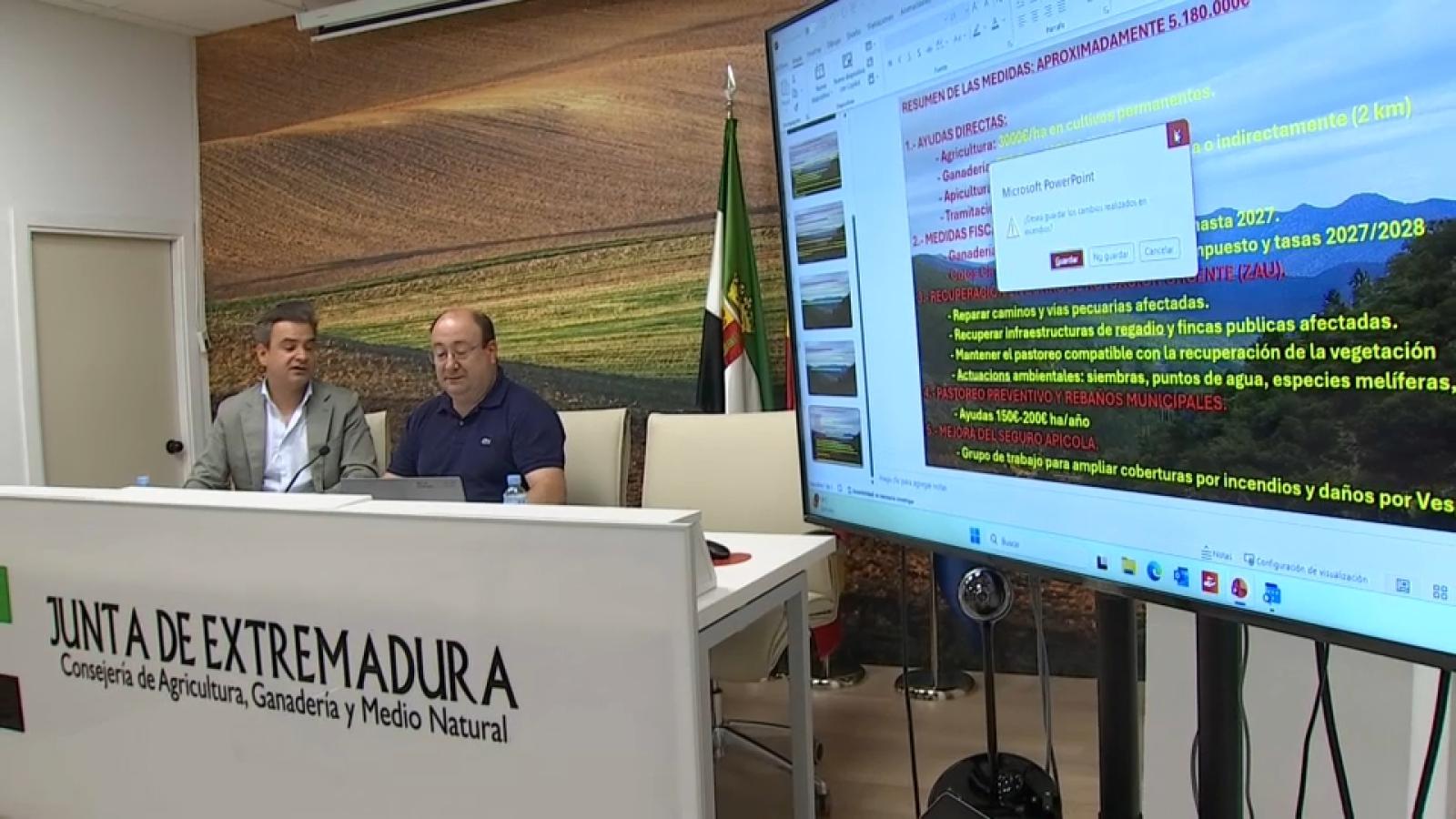 Ayudas de hasta 3.000 euros para afectados por incendios