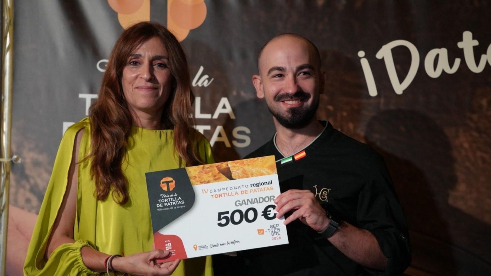Daniel García, ganador del Concurso de Tortilla de Patatas de Extremadura