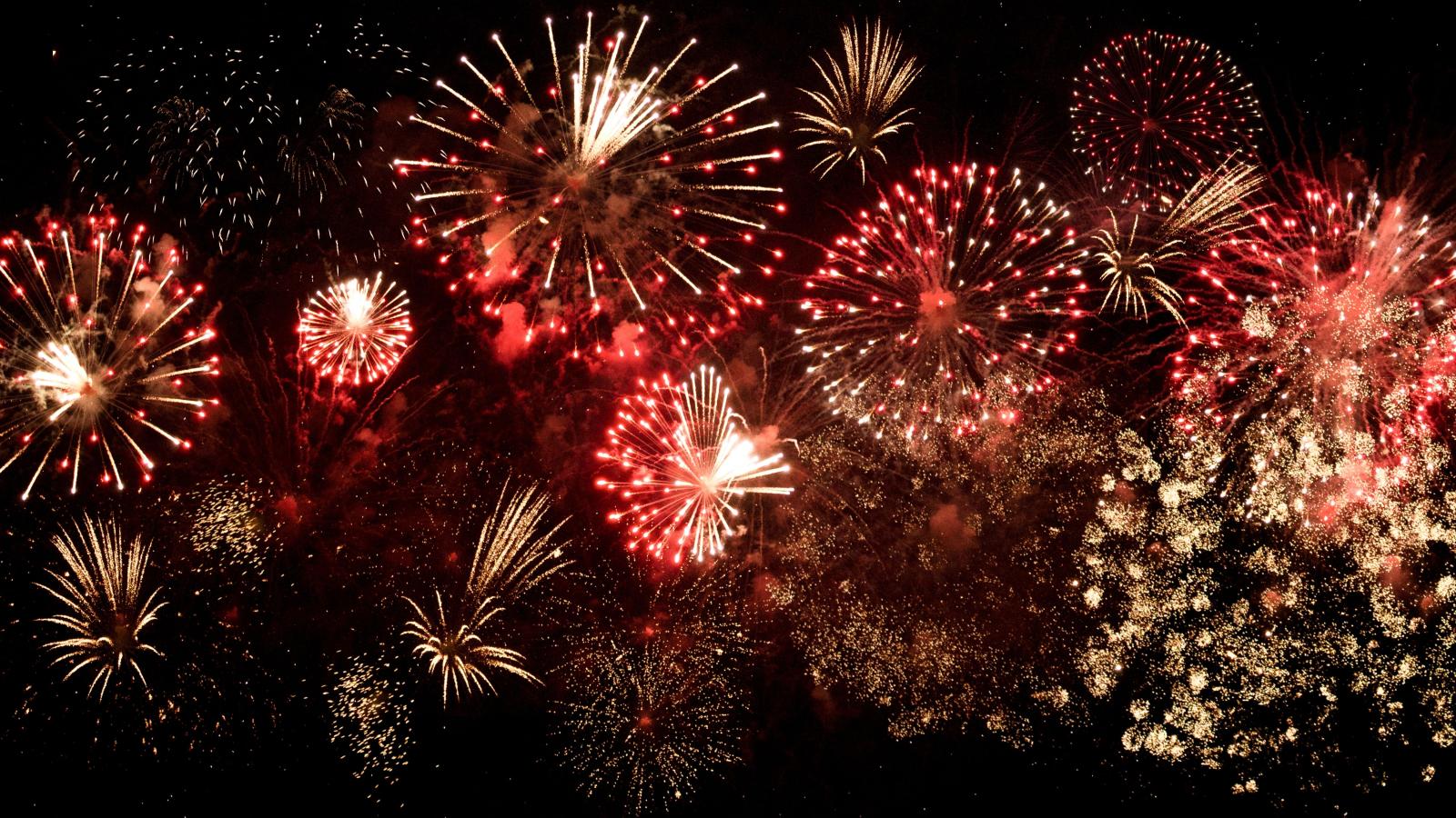 Fuegos artificiales. 