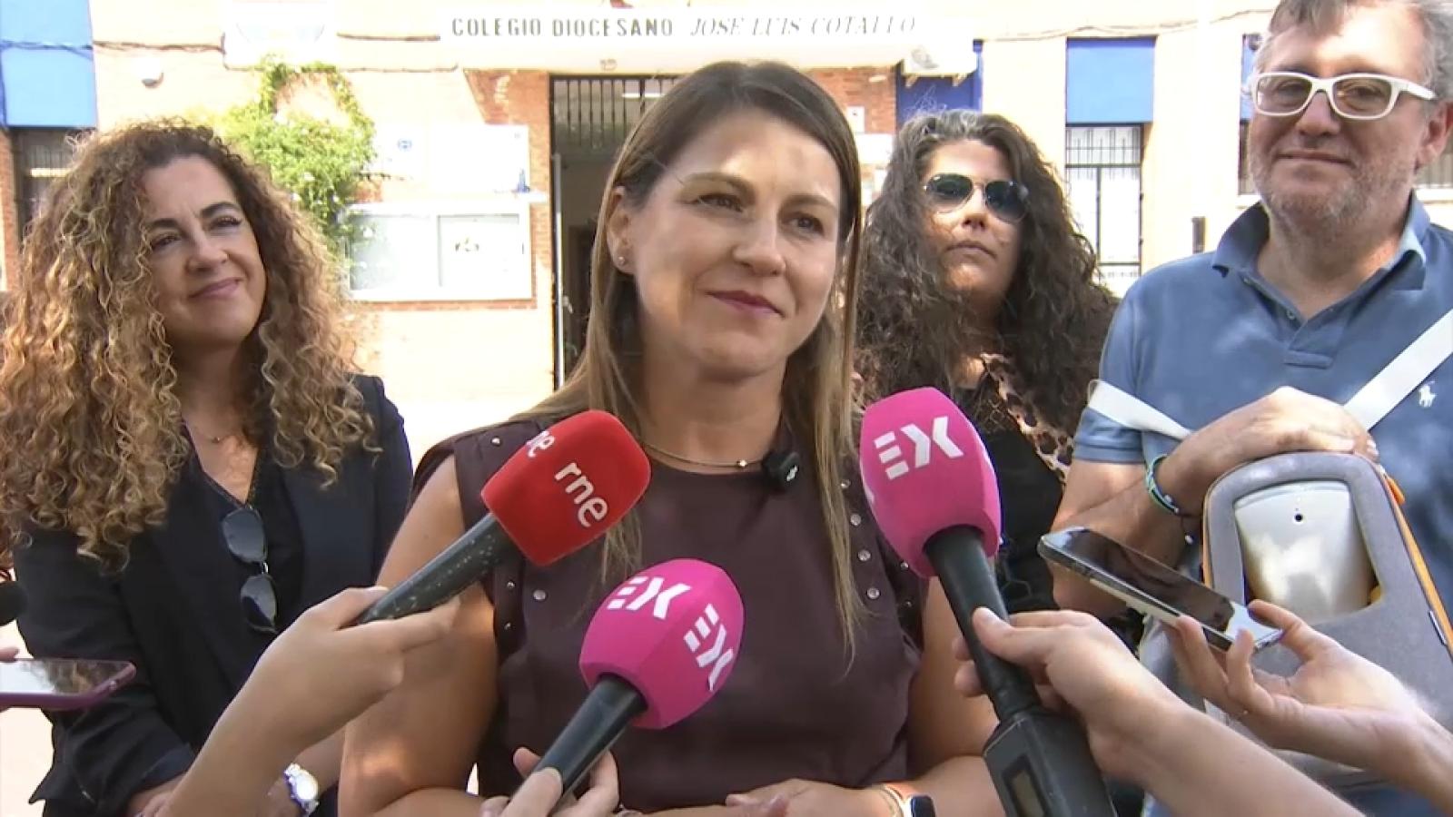 Sandra Valencia, consejera de Educación de la Junta de Extremadura