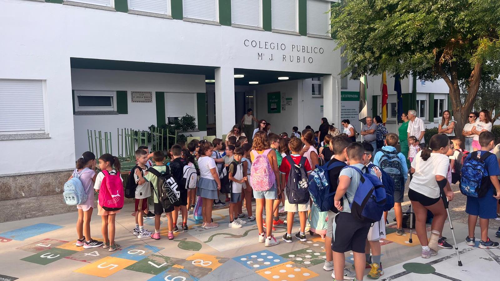Primer día de clase en Extremadura
