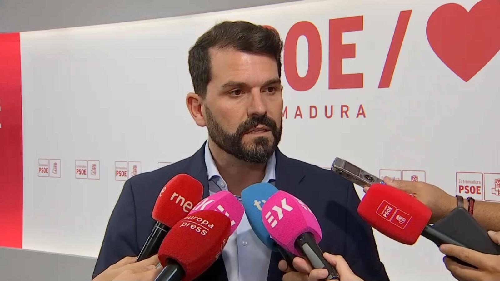 Álvaro Sánchez Cotrina, secretario general del PSOE de Extremadura