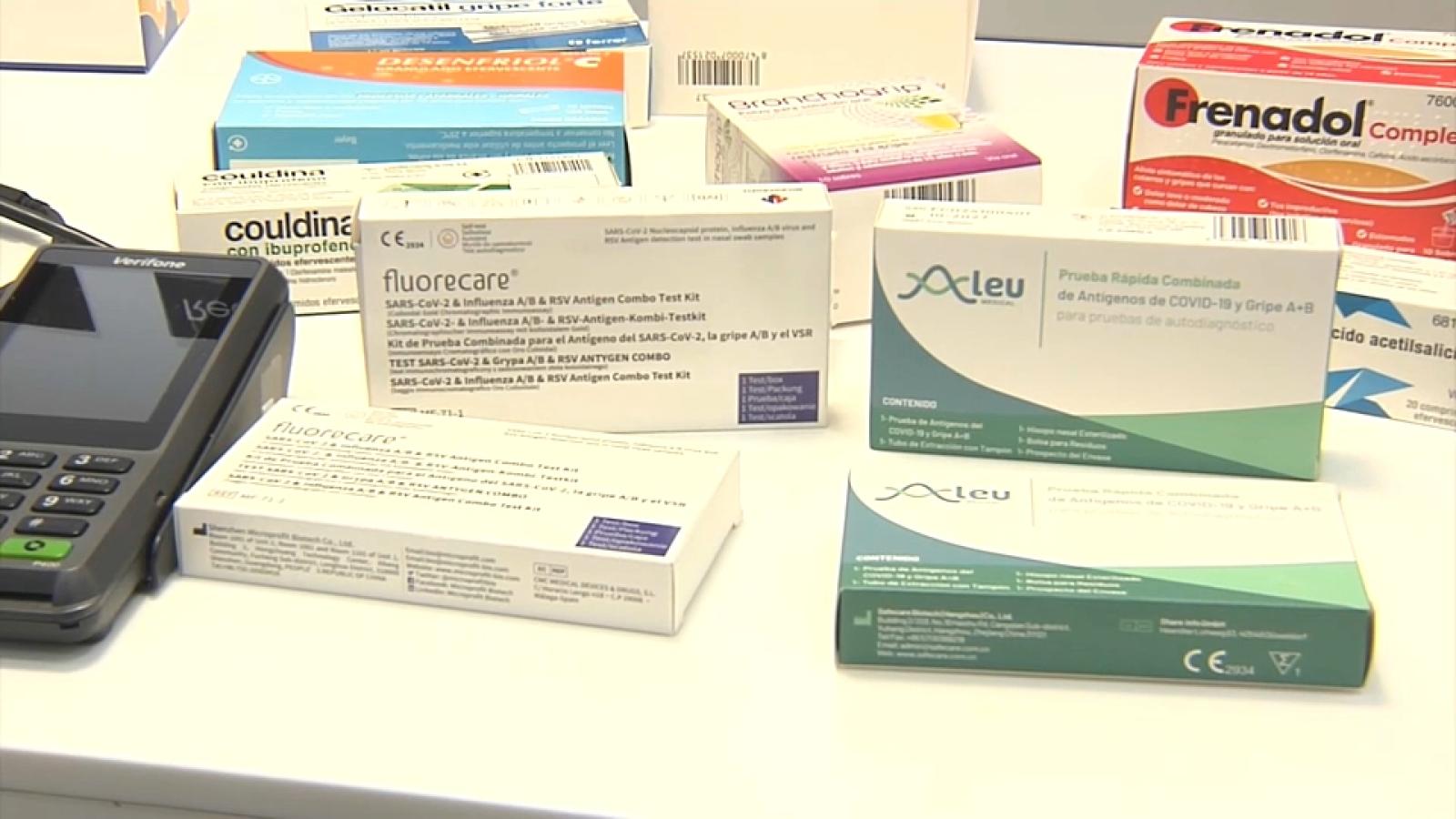 Medicamentos en una farmacia