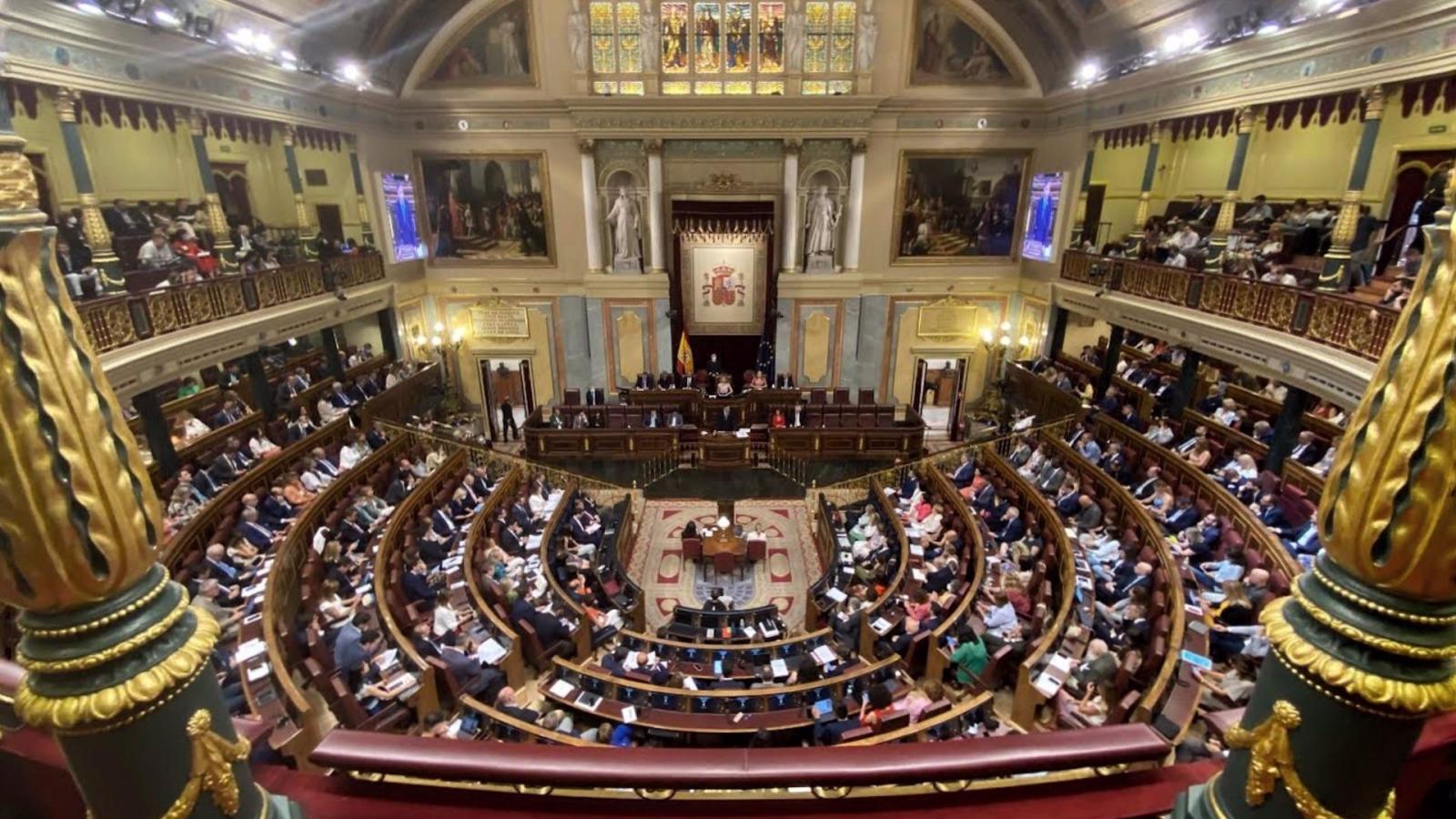 Panorámica general del Congreso de los Diputados