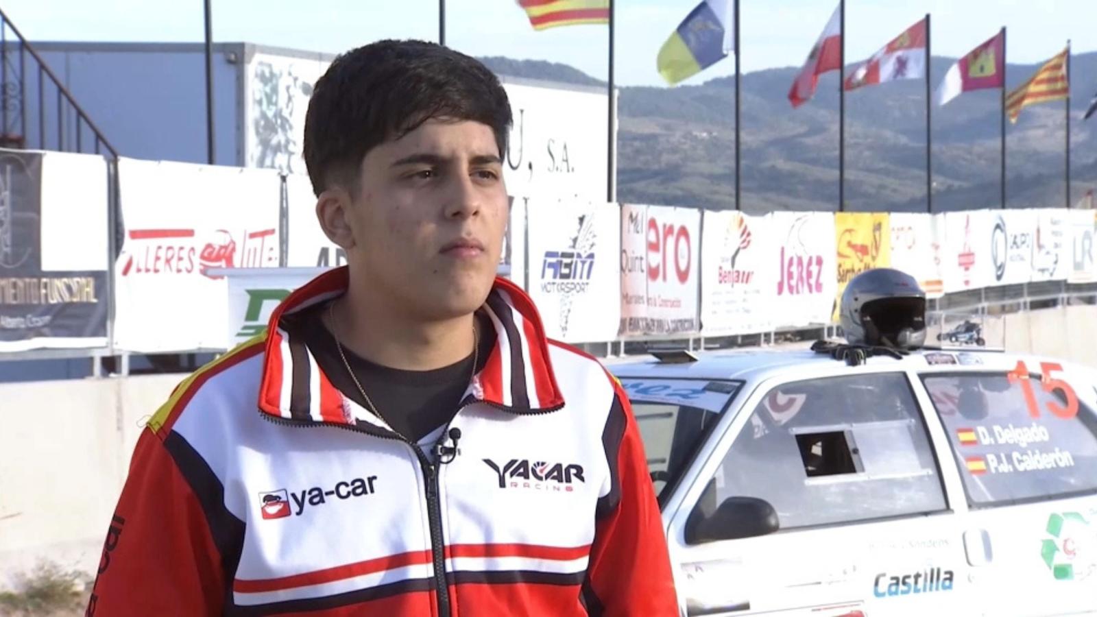 Daniel Delgado, piloto de autocross de Jerez de los Caballeros (Badajoz)