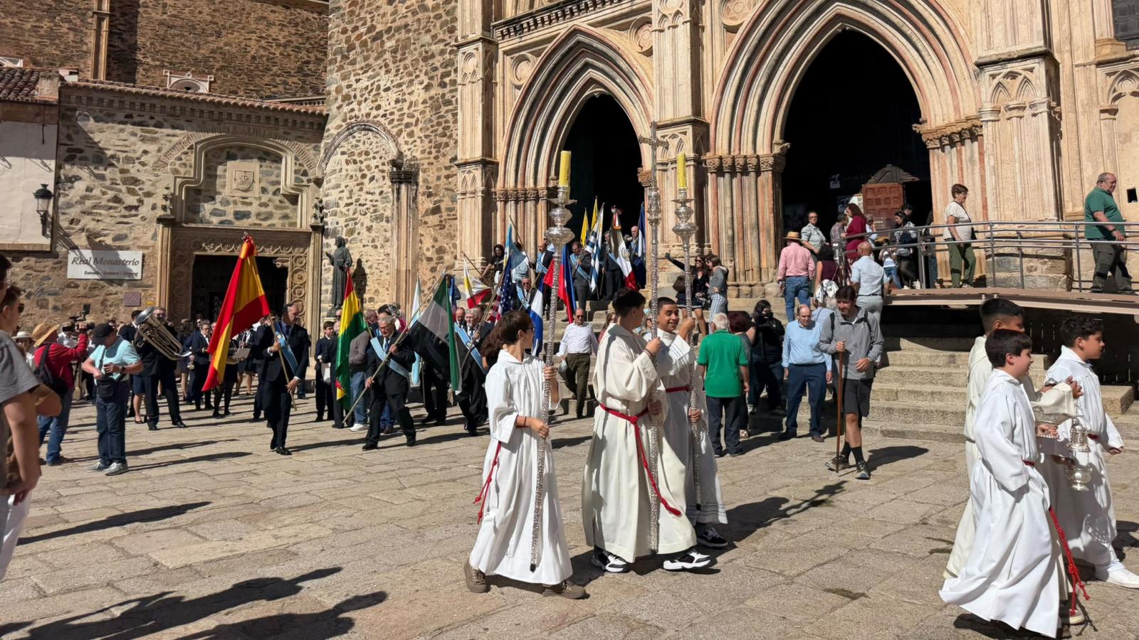 Celebración del Día de la Hispanidad en Guadalupe. 