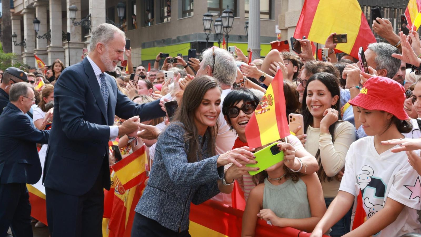 Los reyes, duranta su visita a Ceuta