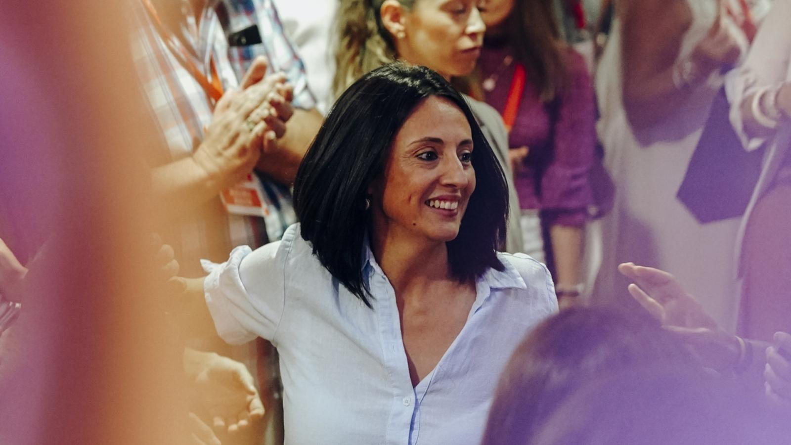 La secretaria de organización del PSOE, Rebeca Torró, durante la Conferencia Política del PSPV-PSOE, en la Universidad de Alicante, a 19 de septiembre de 2026, en Alicante, Comunidad Valenciana (España)