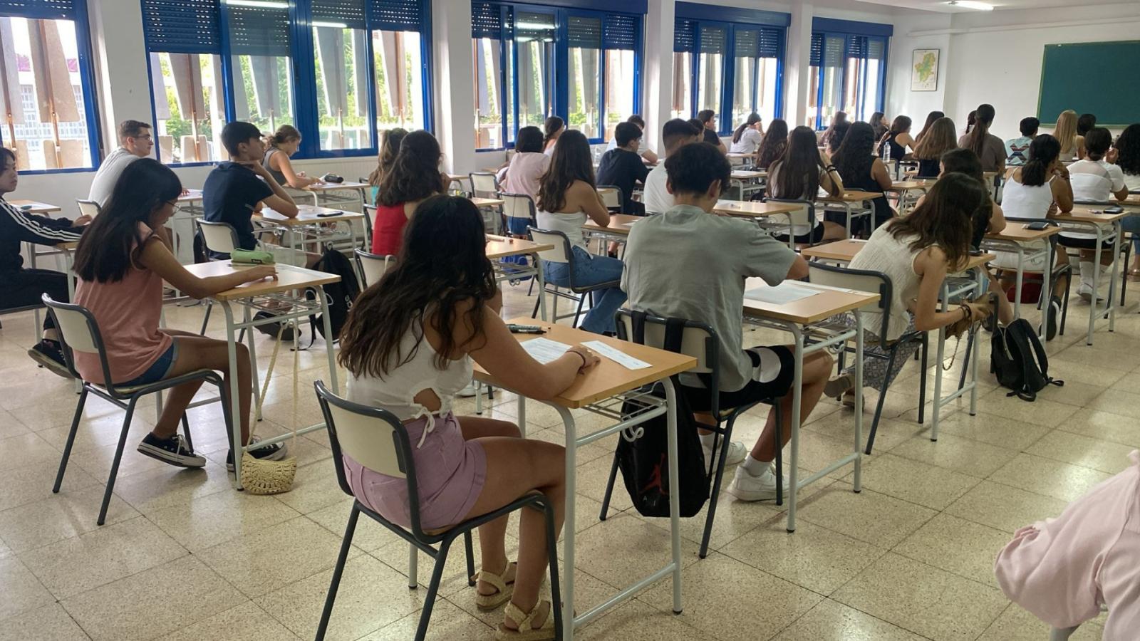 Alumnado en clase