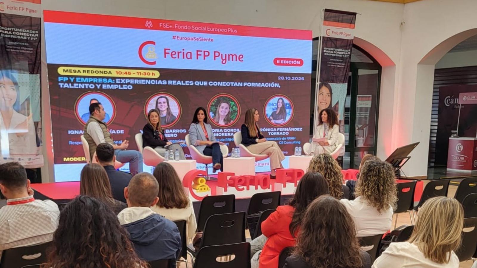 II Feria FP Pyme organizada por la Cámara de Comercio de Badajoz en Almendralejo 