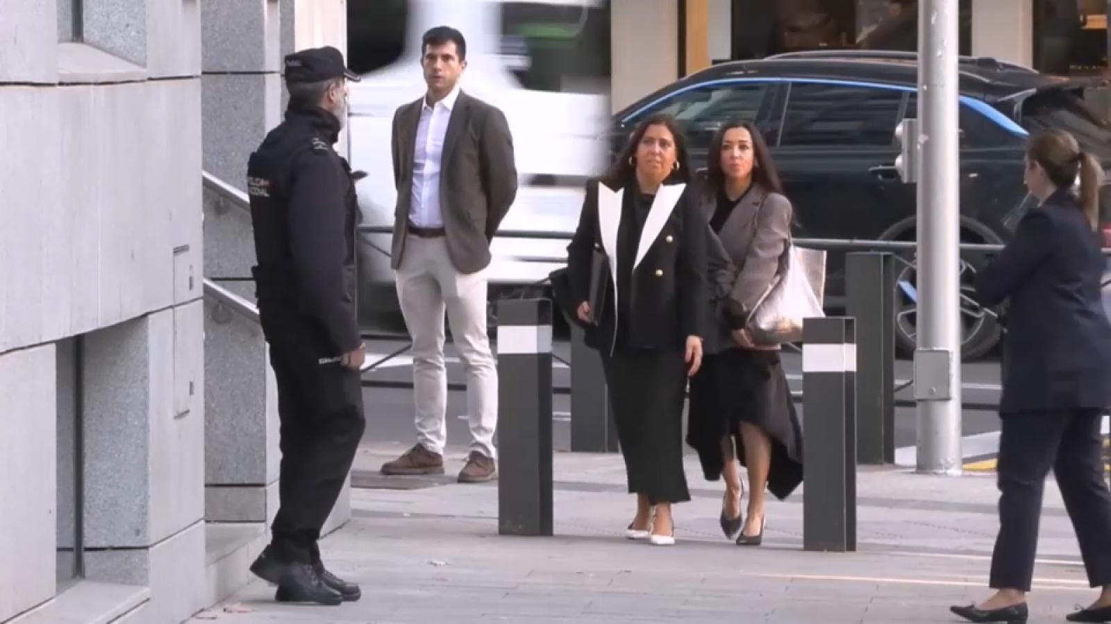 Beatriz Biedma se dirige a la Audiencia Nacional, en una imagen de archivo