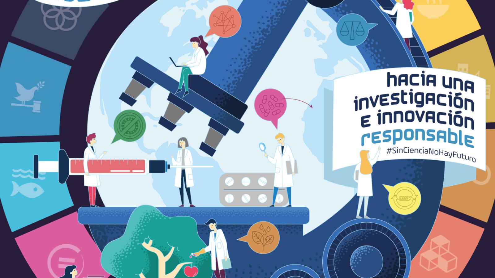 Cartel Oficial Cuarta Semana Ciencia y Tecnología Extremadura