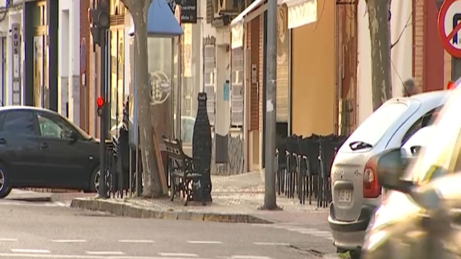 Imagen del barrio de San Roque sin su tradicional entierro de la sardina